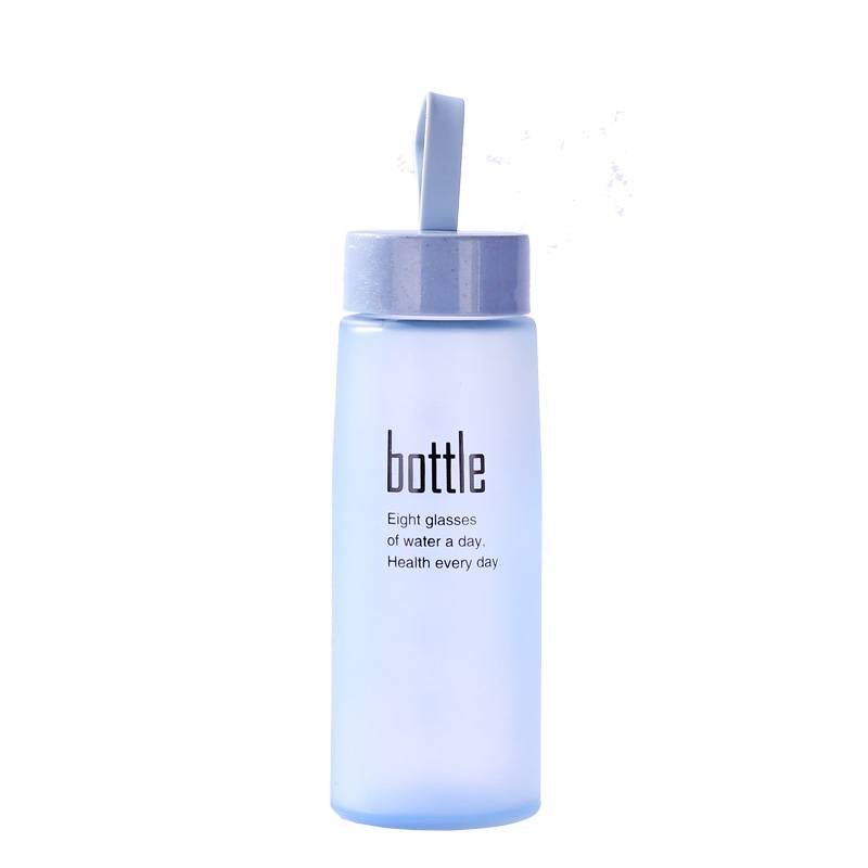 480ML Multi-color Glass Drink Bottle with Handle Featured Image