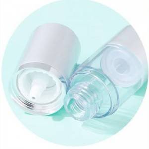 Refillable Vacuum Cosmetic Glass Bottle