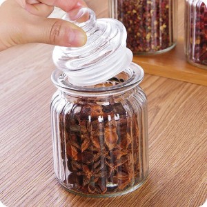 Saffron tea storage glass jar bottle mini storage bottle