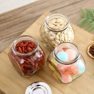 Glass Jar with Bamboo Lids