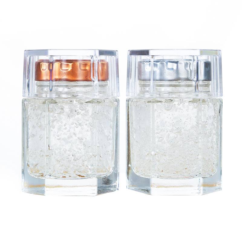 High Grade Hexagon Glass Jar with twist lid Featured Image