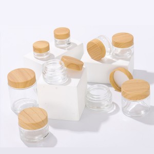 Hot Sell Glass Jars Skin Care Cream Containers  with Lid