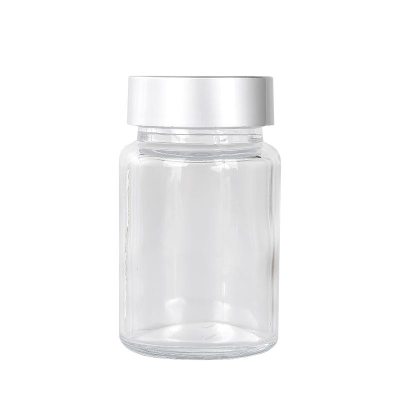 Capsule clear glass bottle Featured Image
