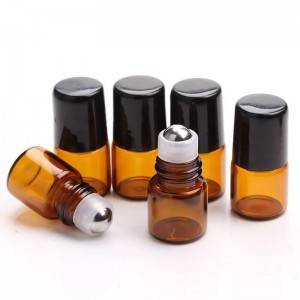 5ml Glass Roll-on Bottles with Stainless Steel Roller Balls