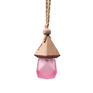 8ml Diffuser Glass Bottle Empty Hanging with Wooden Cap