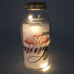The  lighting  glass jar