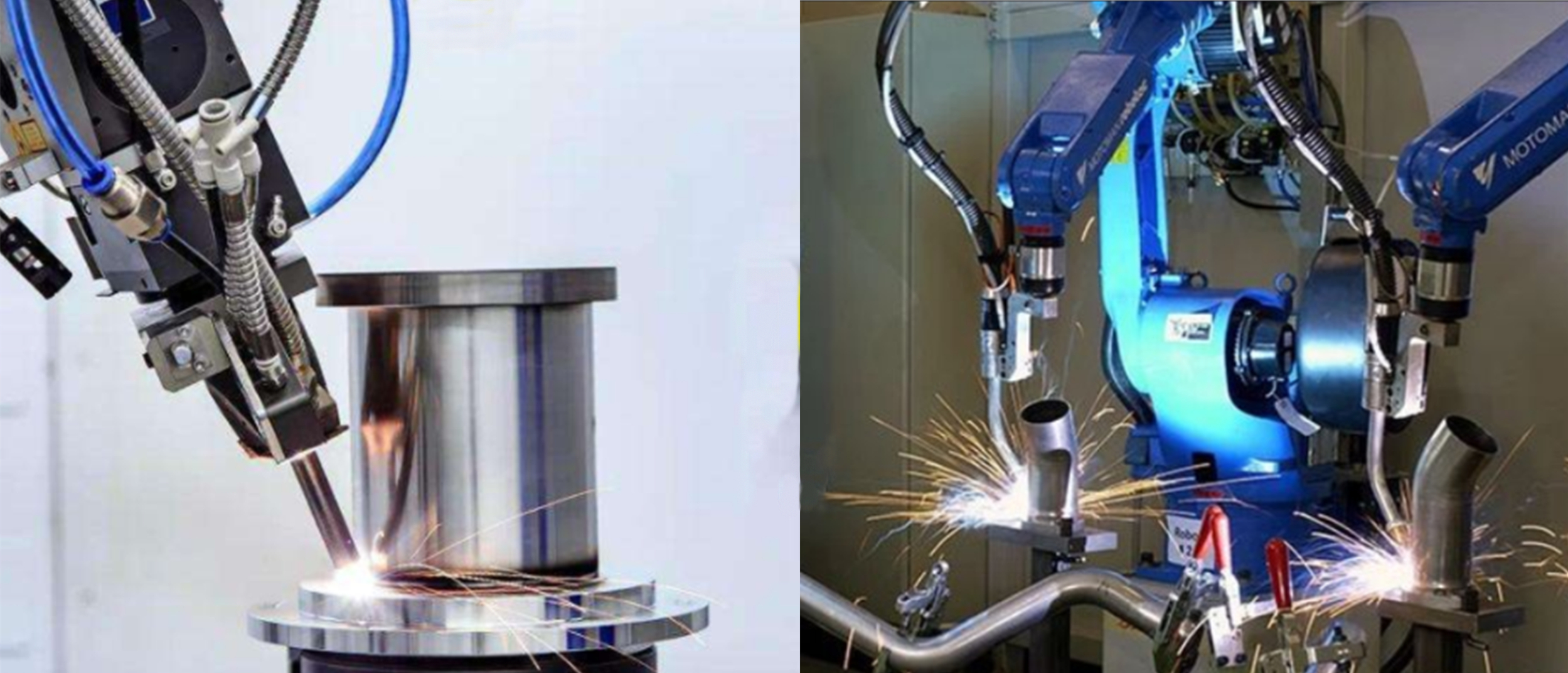 Composition and characteristics of robot laser welding system