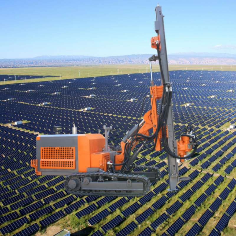 Photovoltaic drilling rig: a powerful assistant for solar power plant construction, operation and maintenance