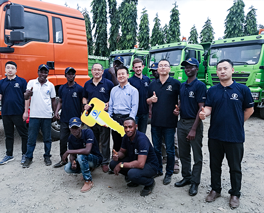 SHACMAN Ghana on-site customer training prior to vehicle delivery