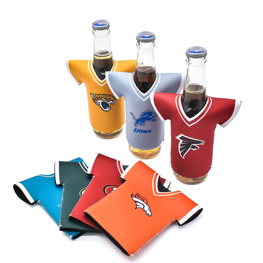 Stubby-T-Shirt-Kühler, Bierhalter, Neopren-Flaschenhülle, Koozies mit individuellem Logo. Abgebildetes Bild