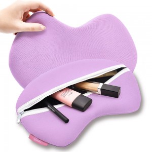 Custom na Makeup Bag Travel Propesyonal na Pink Cosmetic Organizer Bag Travel