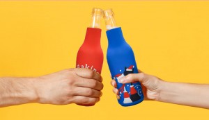 Niestandardowy rękaw na butelkę piwa Metalowe uchwyty na stubbie Sublimacja Pusta, drukowana chłodziarka do puszek