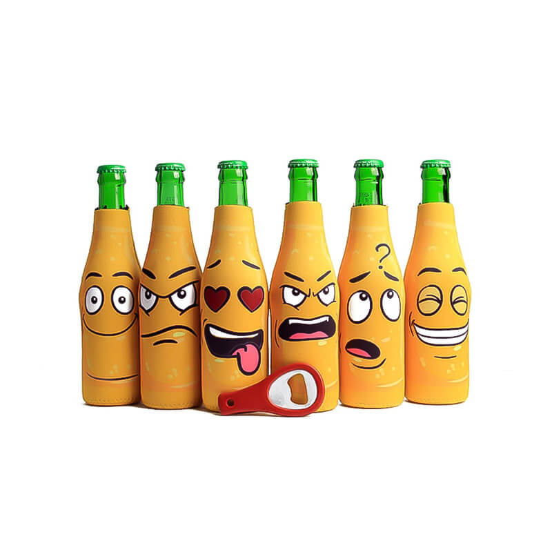 Hot sale Wholesale Stubby Holder - Beer sleeve cooler sublimation can sleeves colorful drinks bottle coolers – Shangjia