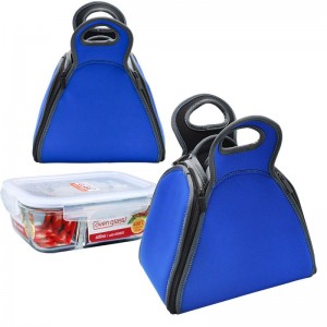 Неопренова чанта за обяд по поръчка, празни термохладилни чанти за сублимация на вино и храна