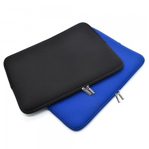 15.6 Zoll Notebook Soft Case Cover Schutzmoossnamen Droen Bag Benotzerdefinéiert Logo Neopren Laptop Sleeve