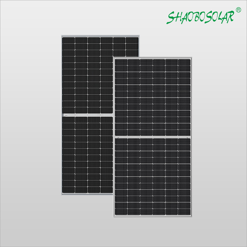 Kinds Of Solar Panels - 540w 530w 600w  high  power  half cut  Mono solar pv module  – ShaoBo