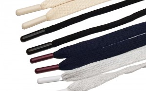 100% cotton waist rope, hoodie straps on drawcord, polyester drawcord