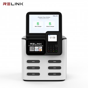 NFC POS 6 Slots power bank rental station
