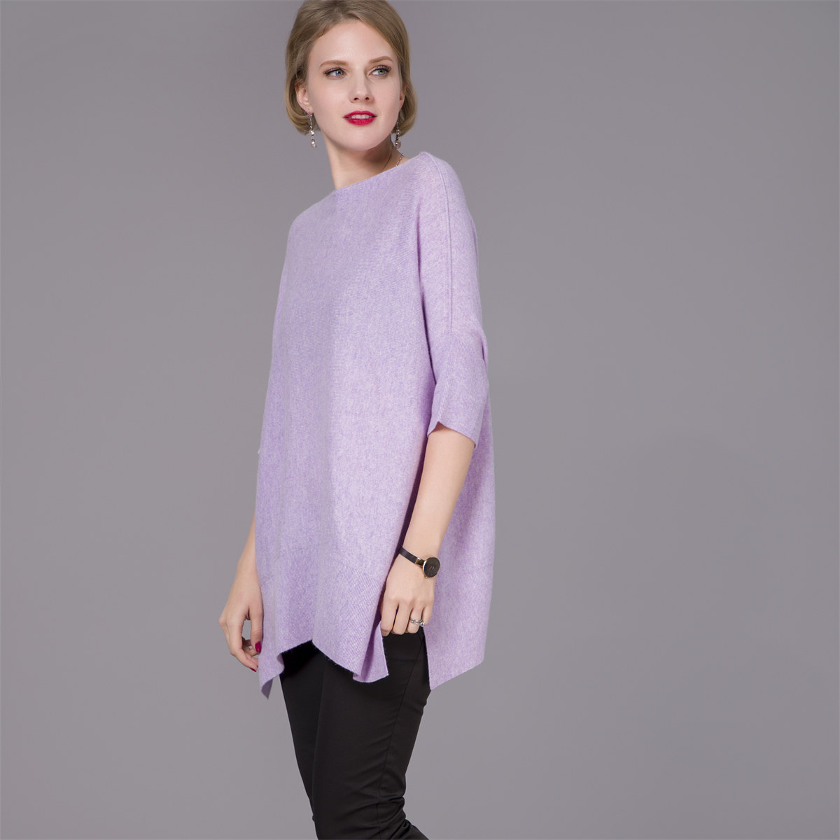 Women’s pure cashmere sweater fashion style for summer