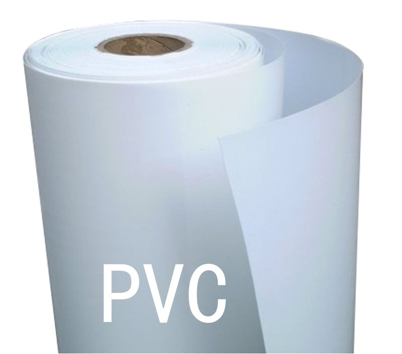 Rouleau plastique adhésif PVC transparent 1m x 5m 60 microns