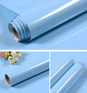 Self Adhesive Wallpaper Kitchen Peel Stick Film Stickers Waterproof PVC Vinyl for Cabinet Countertop Furniture Decor