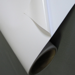 Printable High opaque white pvc self adhesive vinyl roll for advertising