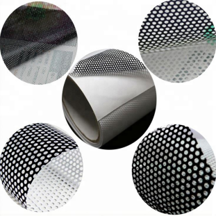 2018 High quality Uv - PVC Perforated Vinyl Glass Sticker Window Film Window Graphic One Way Vision/OWV for Ecosolvent and Solvent Printing – Shawei