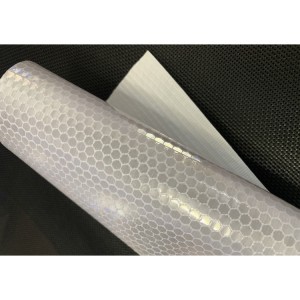 ECO Solvent Digital Printing High Intensity Honeycomb Prismatic Reflective Banner