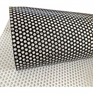 White Self Adhesive One Way Vision Perforated Vinyl Film Roll