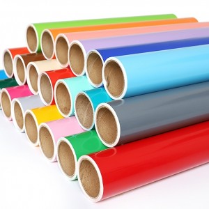 Glossy Colour Cutting Self Adhesive Vinyl, PVC Computer Plotter DIY Cutting Color Vinyl Rolls For Sign Advertising