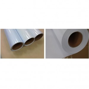 China Gline wholesale PVC black vinyl sticker roll permanent self adhesive  vinyl sheet roll for cricut cutting plotter factory and manufacturers