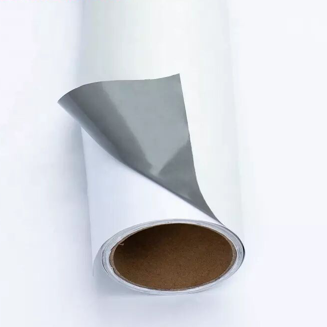Professional Eco solvent Printing High Glossy 100mic Polymeric PVC Removable Grey Adhesive Car Wrap Vinyl Sticker Vinyl Roll