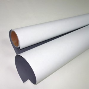 water resistance PP Banner composite film Matt-270g thickness 60 mic High Density film with Grey back