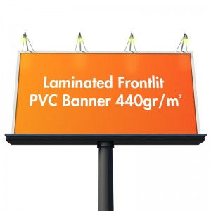 Advertising material super smooth frontlit/ backlit PVC flex poster banner