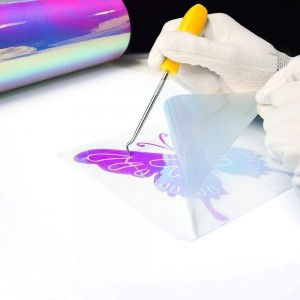 Eagle Holographic Chrome Color Self Adhesive PVC Cutting Self-Adhesive Sign Sticker Paper Oracal 651 Vinil Film Craft Vinyl Roll