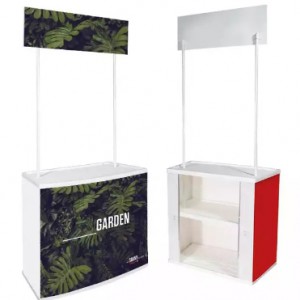Portable Advertising aluminum Promotion Table Exhibition Promotion Display Banner