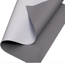 Wholesale Customized Size Media Banner Flex PVC, Hot Laminated Black Grey Backlit PVC Banner Flex In Roll
