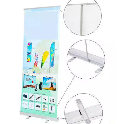 Hot sell economy aluminum roll up banner stand for advertising