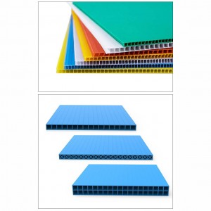 Colors Plastic PP Corrugated Board Sheet For Sign