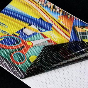 See Through Vinyl Roll Materials One Way Vision Made in China