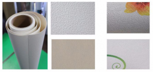 Home decoration PVC Free printable self adhesive non-woven matte wallpaper