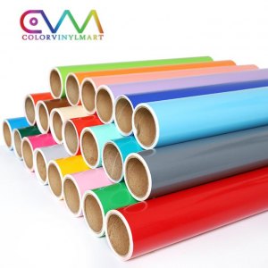 Glossy Colour Cutting Self Adhesive Vinyl, PVC Computer Plotter DIY Cutting Color Vinyl Rolls For Sign Advertising