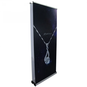 Signwell Exhibition Booth Double Sided Roll Up Banner Aluminum Roll Up Stand Banner Retractable Display Stand