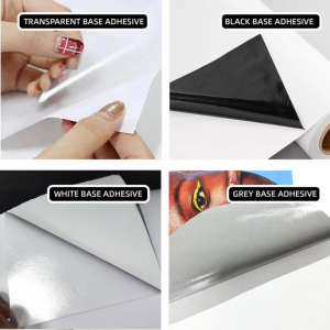 Glossy White PVC Self Adhesive UV Vinyl Sticker Roll Film