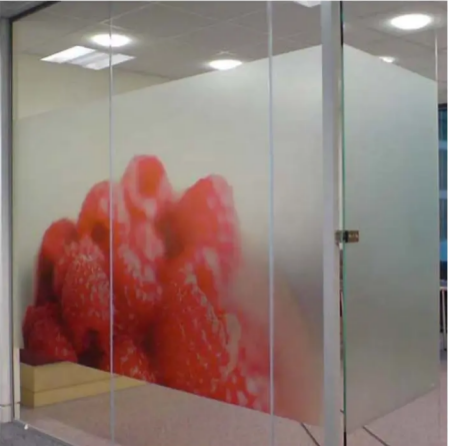 Signwell Window Film Matte Window Vinyl Frosted Decorative Glass Printing White Frosted Window Sticker