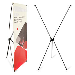 Signwell Stand Display X Banner Manufacturers 60 X 160 Cm 180cm Black Korean Type Stand