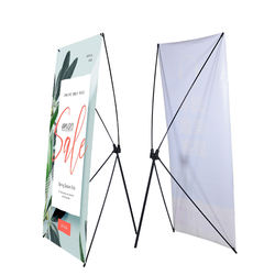 Products Description: Product Name	X-Banner Stand Material	PP Synthetic Paper,Photo paper,PVC film,polyester Size	160x160CM,80X180CM Printing	Aqueous Ink Usage	Advertising Display Precision	720*144...
