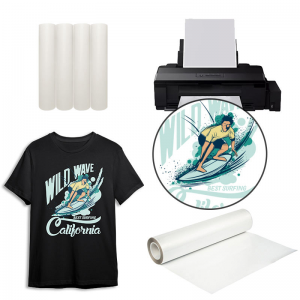 Wholesale T-Shirt Digital Inkjet Printable Heat Transfer Printing Roll PET DTF Film For DTF