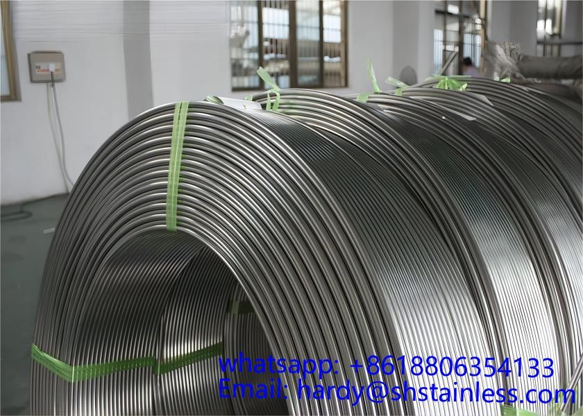 2507 stainless steel  7.0*0.2 mm coiled tube