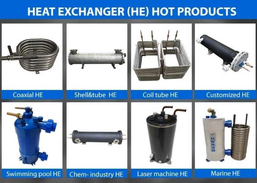 316L Stainless Steel Heat Exchanger Tube Bundle PVC Shell Heat Exchanger